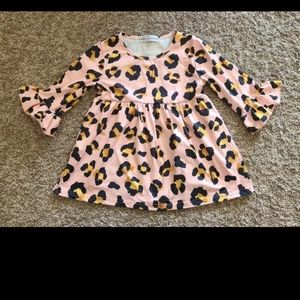 Girls leopard print top